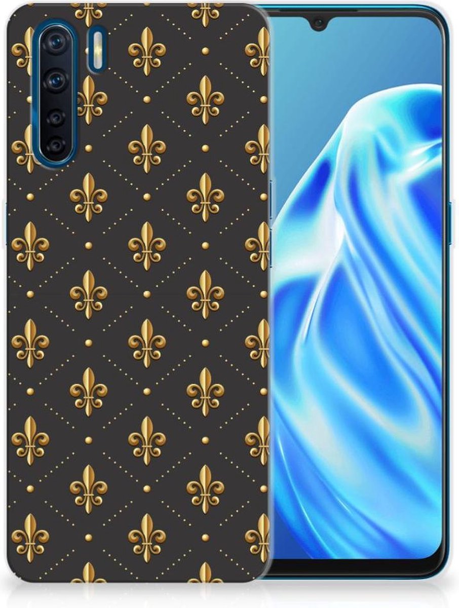 OPPO A91 TPU bumper Franse Lelie