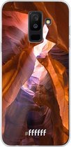 Samsung Galaxy A6 Plus (2018) Hoesje Transparant TPU Case - Sunray Canyon #ffffff