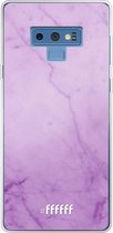 Samsung Galaxy Note 9 Hoesje Transparant TPU Case - Lilac Marble #ffffff