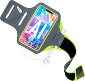 Mobiparts Comfort Fit Sport Armband Huawei Mate 20 Lite Groen