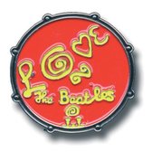 The Beatles - Drum Love Pin - Rood