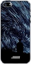 iPhone SE (2016) Hoesje Transparant TPU Case - Starry Circles #ffffff