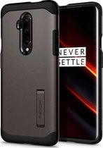 Hoesje OnePlus 7T Pro - Spigen Slim Armor Case - Gun Metal