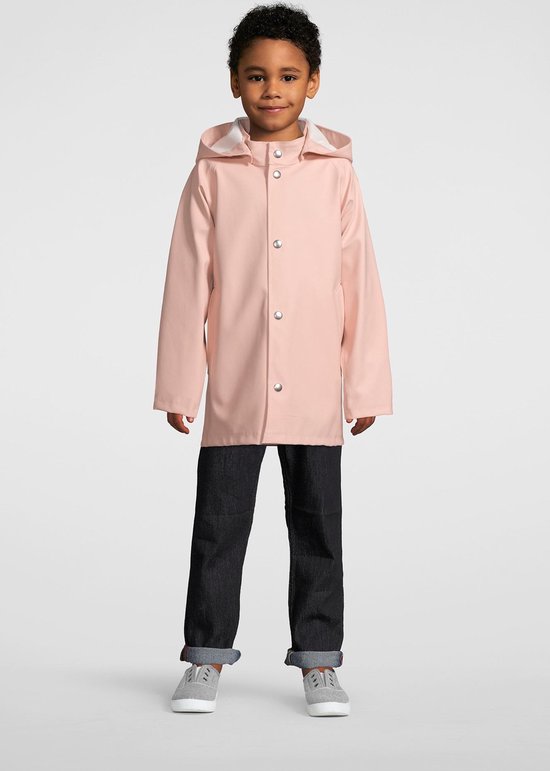 Stutterheim - Regenjas voor kinderen - Mini Stockholm - Lichtroze - maat 116-124cm