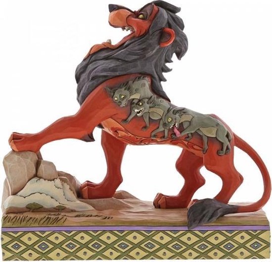 Disney beeldje - Tradition collectie - Preening Predator - Scar - Leeuwenkoning / Lion King - Disney Traditions (Jim Shore)