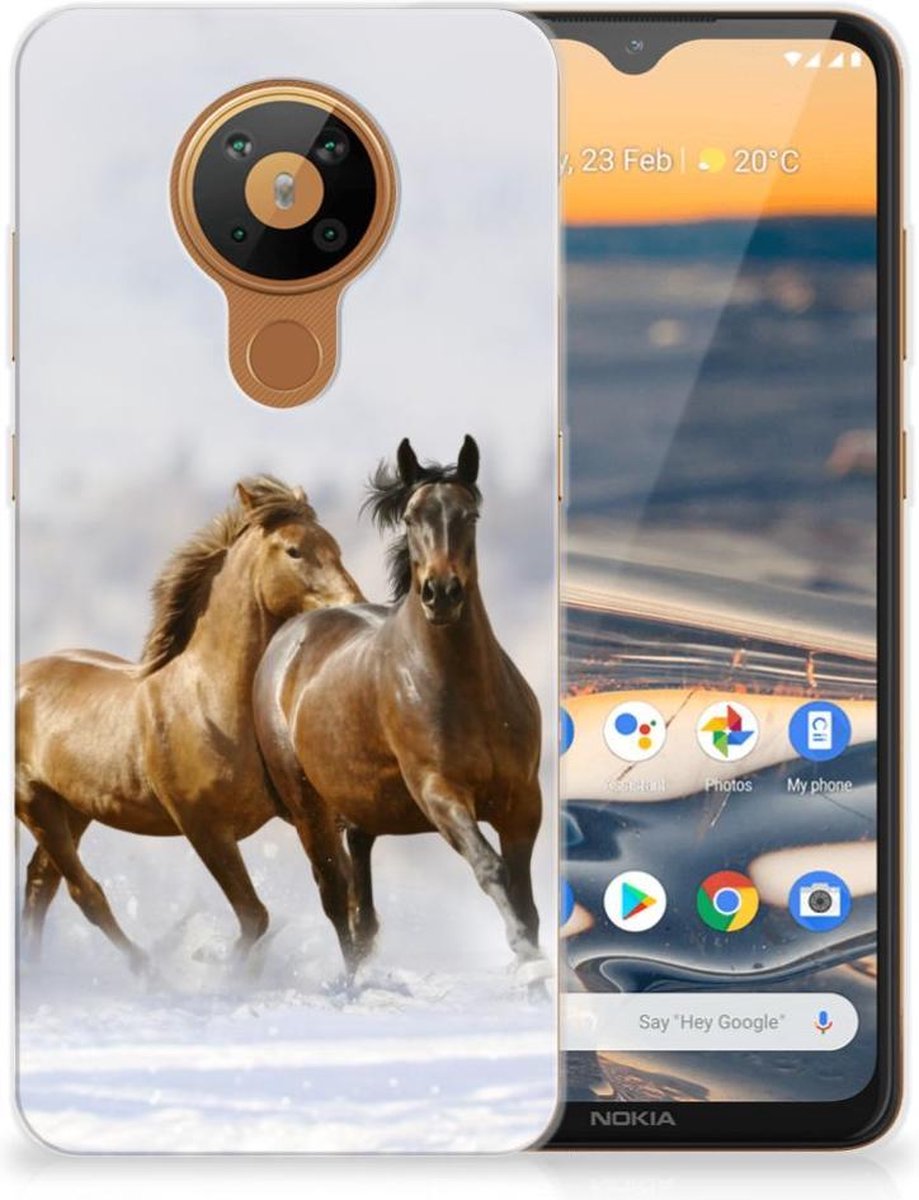 Nokia 5.3 TPU Hoesje Paarden