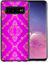 Hoesje TPU Samsung Galaxy S10 Barok Roze