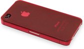 Ultradunne cover voor iPhone 4/4S - Rood