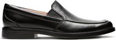Clarks - Heren schoenen - Un Aldric Slip - G - black leather - maat 6