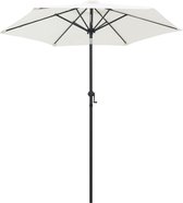 vidaXL Parasol 200x211 cm aluminium zandwit