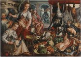 De welvoorziene keuken, Joachim Bueckelaer - Foto op Posterpapier - 42 x 29.7 cm (A3)