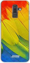 Samsung Galaxy J8 (2018) Hoesje Transparant TPU Case - Macaw Hues #ffffff