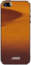 iPhone SE (2016) Hoesje Transparant TPU Case - Sand Dunes #ffffff