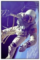 Astronaut Gemini 4 first in outer space (ruimtevaart) - Foto op Akoestisch paneel - 80 x 120 cm