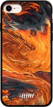 6F hoesje - geschikt voor iPhone 7 -  TPU Case - Magma River #ffffff