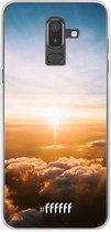 Samsung Galaxy J8 (2018) Hoesje Transparant TPU Case - Cloud Sunset #ffffff