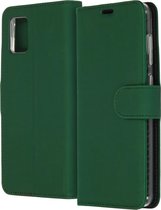 Samsung Galaxy A31 Hoesje Met Pasjeshouder - Accezz Wallet Softcase Bookcase - Groen