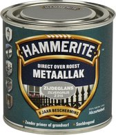Hammerite Metaallak Zijdeglans Zilvergrijs 0,25L