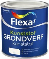 Flexa Grondverf Voor Kunststof Wit 0,25 Ltr