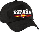 Spanje / Espana landen pet / baseball cap zwart volwassenen