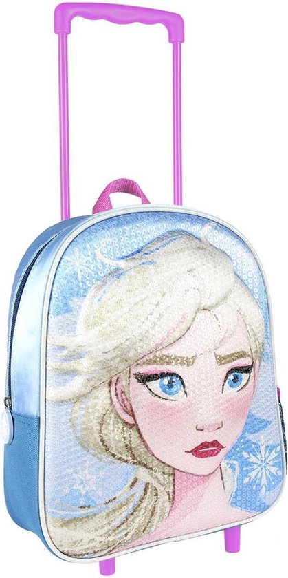 Disney Frozen Elsa Trolley enfant Bleu Kids Étui de voyage bagages sac 