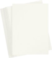 Carton Creotime Coloré A6 10,5 X 14,8 Cm Ivoire 100 Pièces