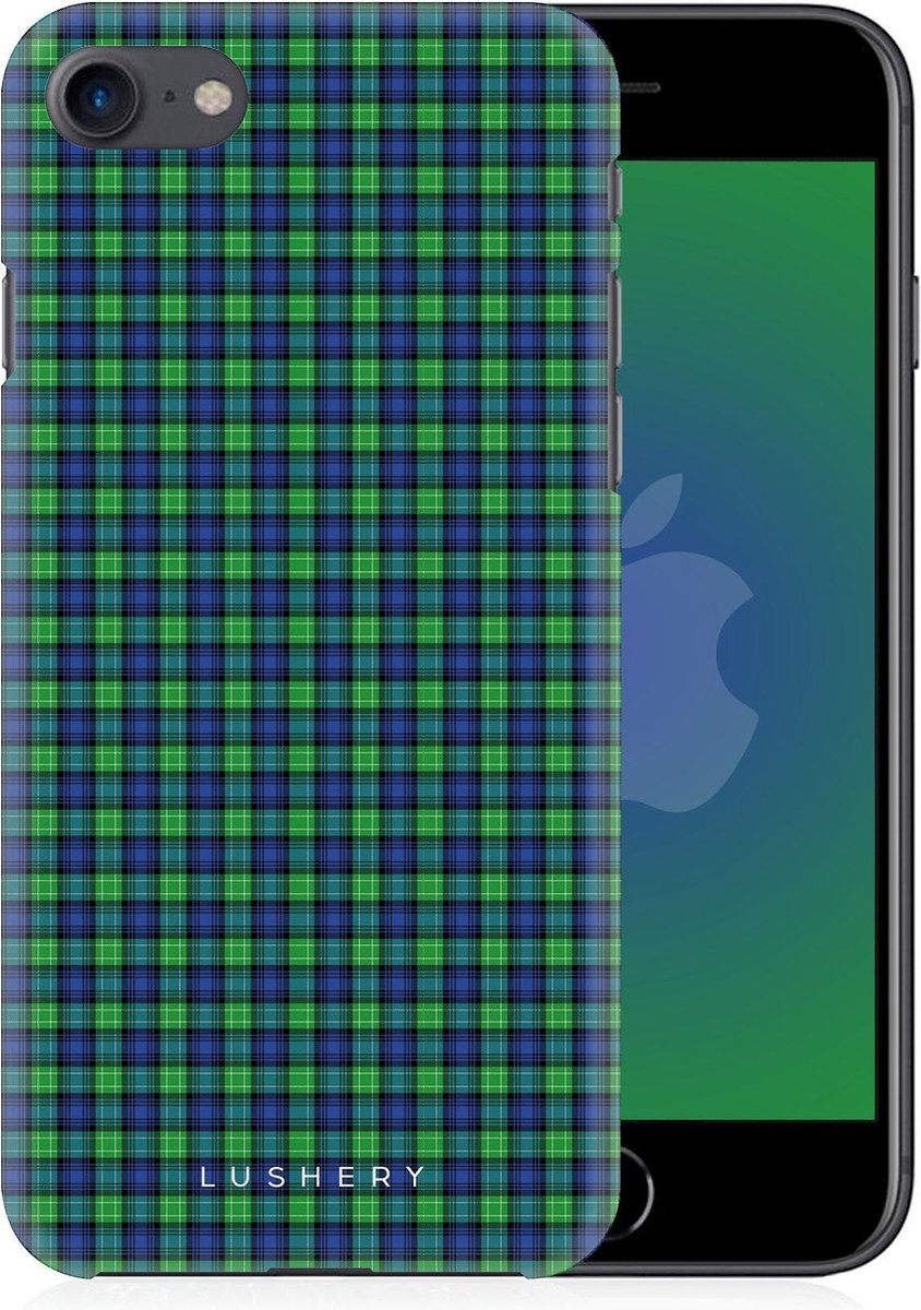 Lushery Hard Case voor iPhone 8 - Touch of Tartan