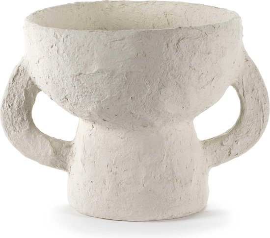 Serax - Marie Michielssen Earth interior accessories - Vaas S - Wit - 26 Ø - H 22,5cm - 1,50kg
