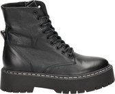 Steve Madden Skylar dames veterboot - Zwart - Maat 40