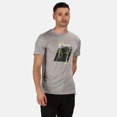 Mannen Fingal V Grafisch actief T-shirt Outdoorshirt grijs