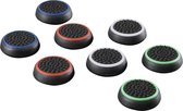 Hama Set control-stick-opzetstukken "Colors" 8in1 voor PS4, gekleurd