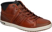 Bjorn Borg Curd Mid M Hoge sneakers - Leren Sneaker - Heren - Cognac - Maat 43