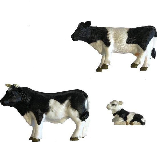 Farm Koeienset met stier, koe en kalf | bol.com