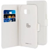 BeHello Samsung Galaxy S7 Edge Hoesje - Wallet Case Met Ruimte Voor 3 Pasjes Wit