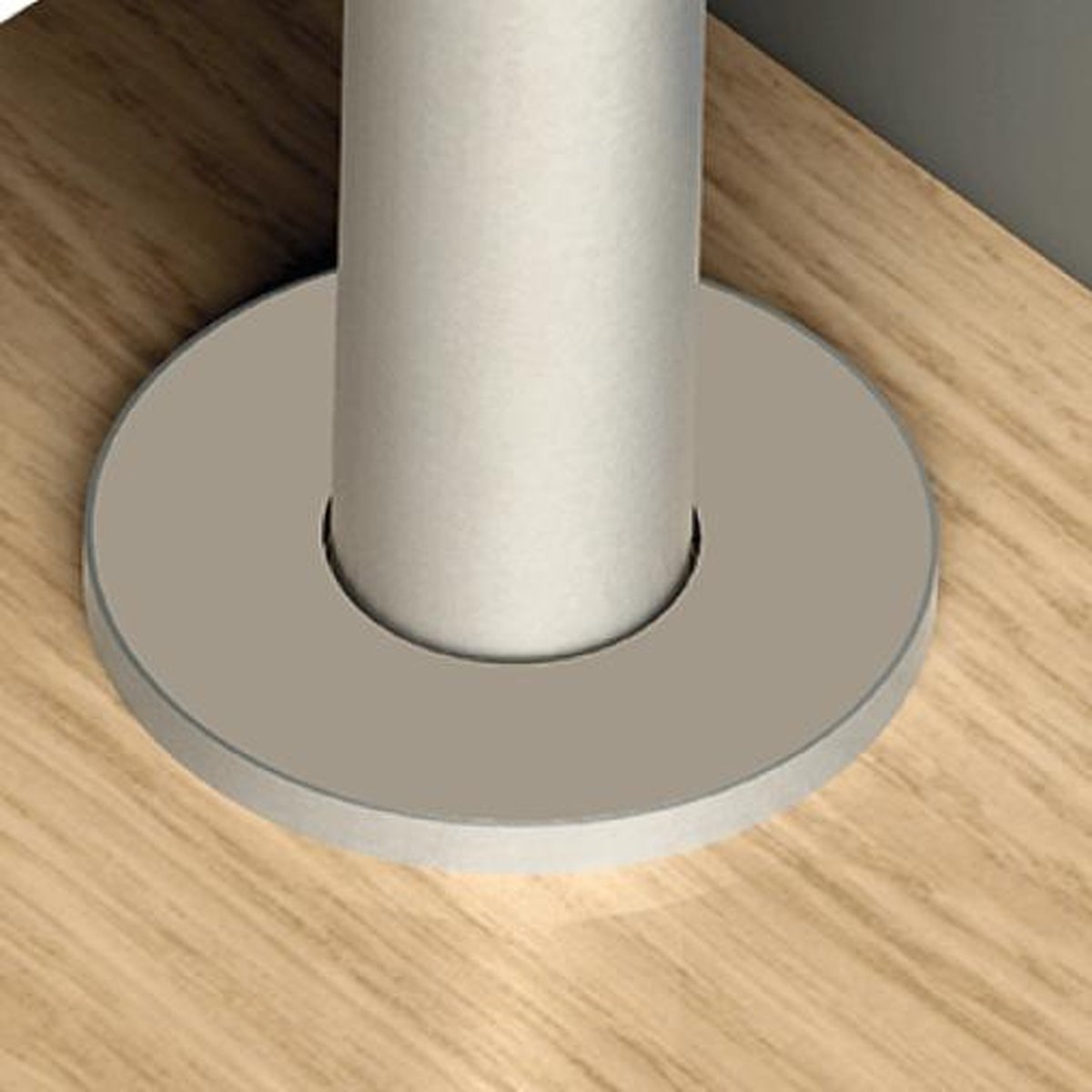 Quick-Step - Radiatordopje inox roestvrij staal (diam. 22mm)