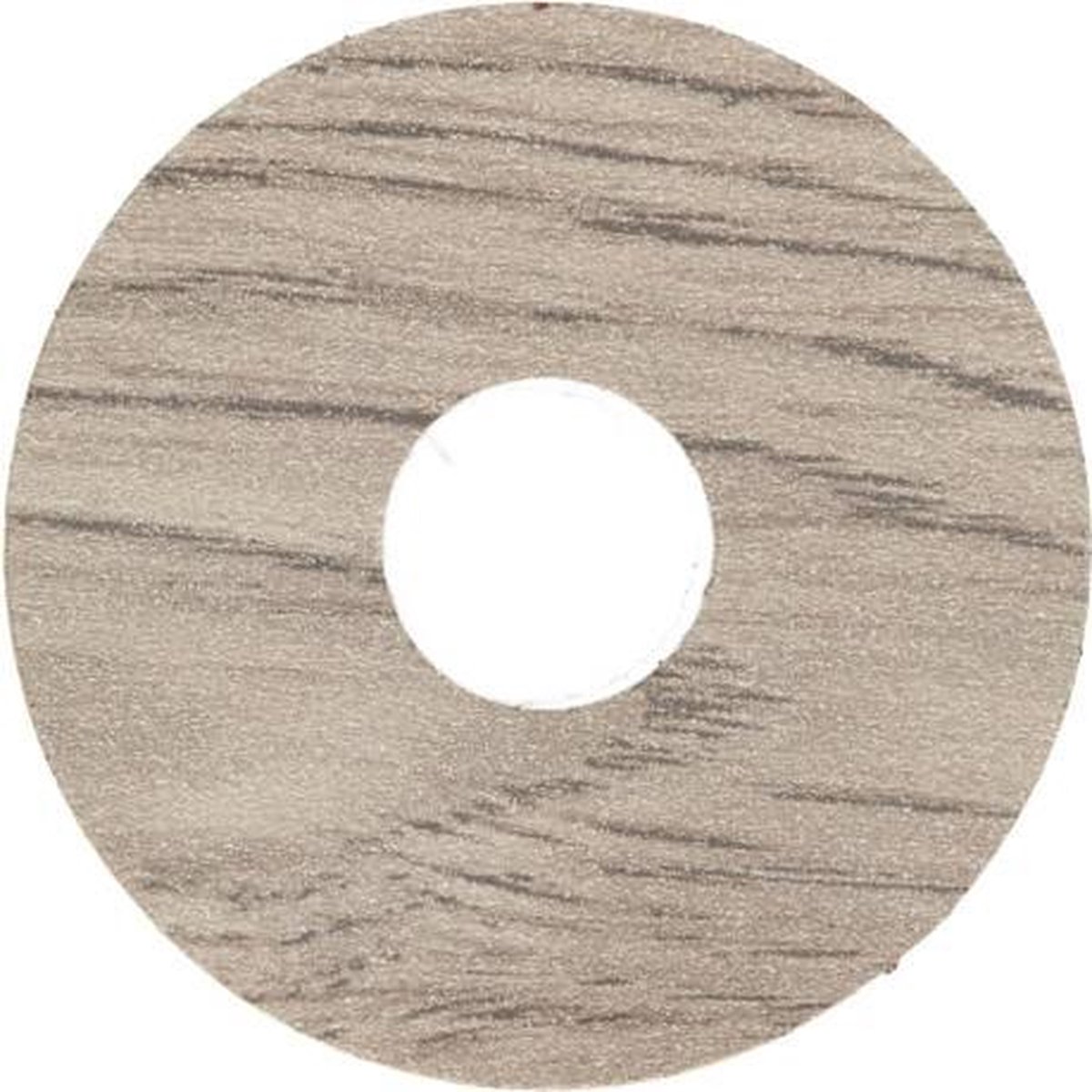 Zelfkl. rozet (17 mm) eiken wit gerookt mat (10 st.)