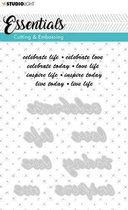 Cutting and Embossing Die Cut A6 Stencil Essentials nr.183