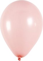 Creotime Ballonnen Voor Helium Lichtroze 10 Stuks