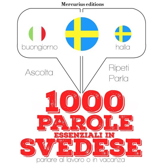 1000 parole essenziali in Svedese - cover
