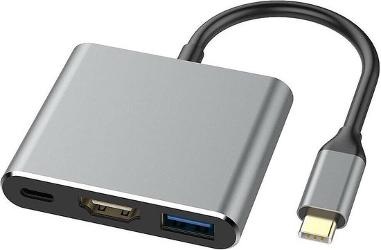 Adaptateur Hub MMOBIEL HDMI vers USB Type C pour Macbook - Samsung - USB  3.1 - 3.0 -... | bol.com