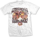Jefferson Airplane - Lips Heren T-shirt - XL - Wit