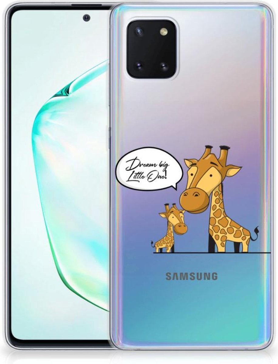 Samsung Galaxy Note 10 Lite Telefoonhoesje met Naam Giraffe