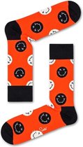 Happy Socks -  Spooky Smile Sokken, Oranje - Maat 36-40