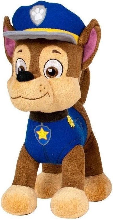Pluche Paw Patrol knuffel Chase 19 cm - Cartoon knuffels - Speelgoed voor  kinderen | bol.com