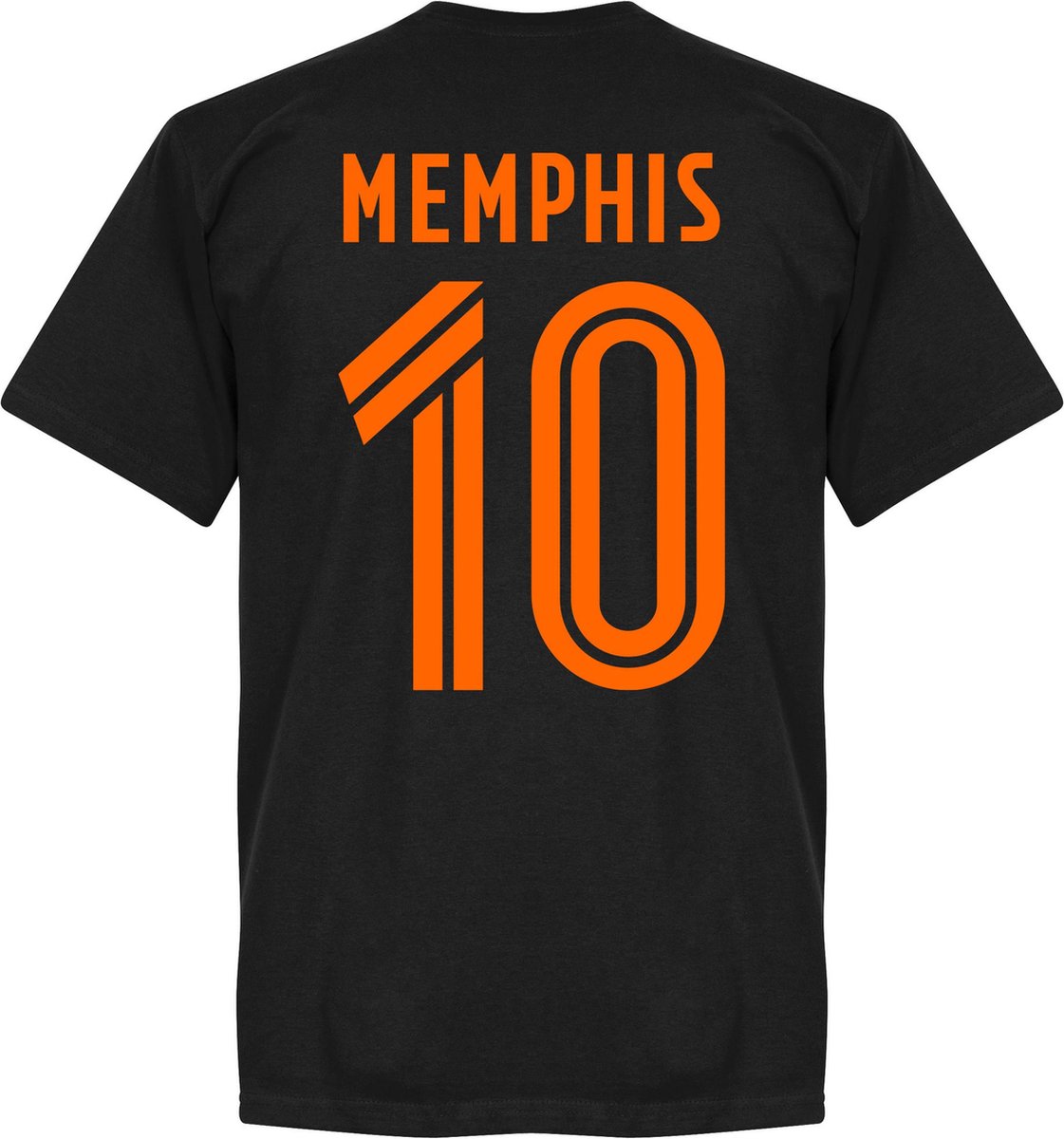 Nederlands Elftal Memphis Depay Team T-Shirt - Zwart - XS | bol.com