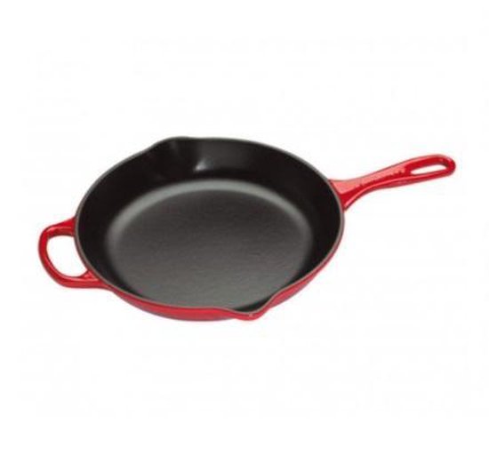 Le Creuset Poêle Ronde En Fonte Rouge Cerise 20cm