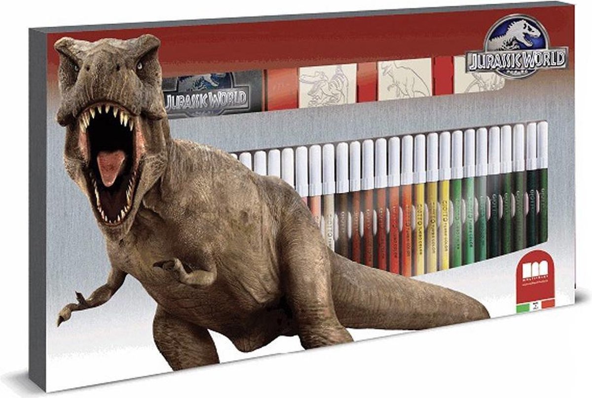 Stiften En Stempelset Dino Jurassic Worl