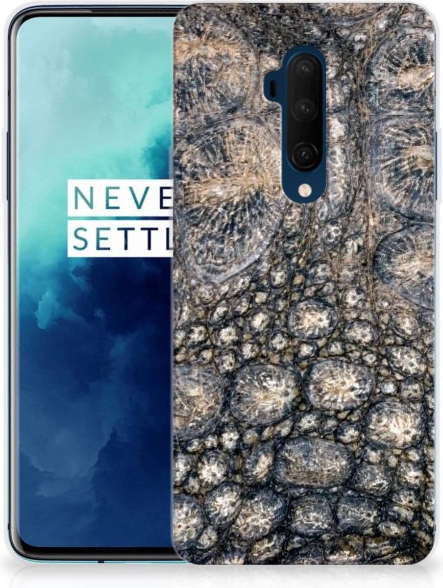 OnePlus 7T Pro TPU Hoesje Krokodillenprint