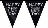 3  x Happy Fucking Birthday vlaggenlijn 10 m