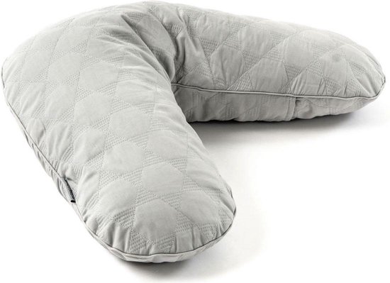 Voedingskussen - Smallstuff Voedingskussen Gewatteerd Sterren Zilvergrijs